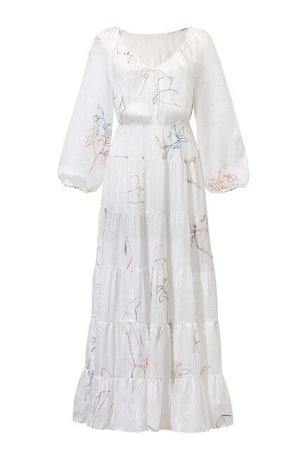 LUCY WHITE PRINT DRESS