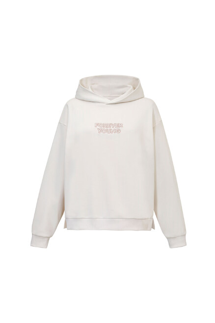 FOREVER YOUNG VANILLA HOODIE